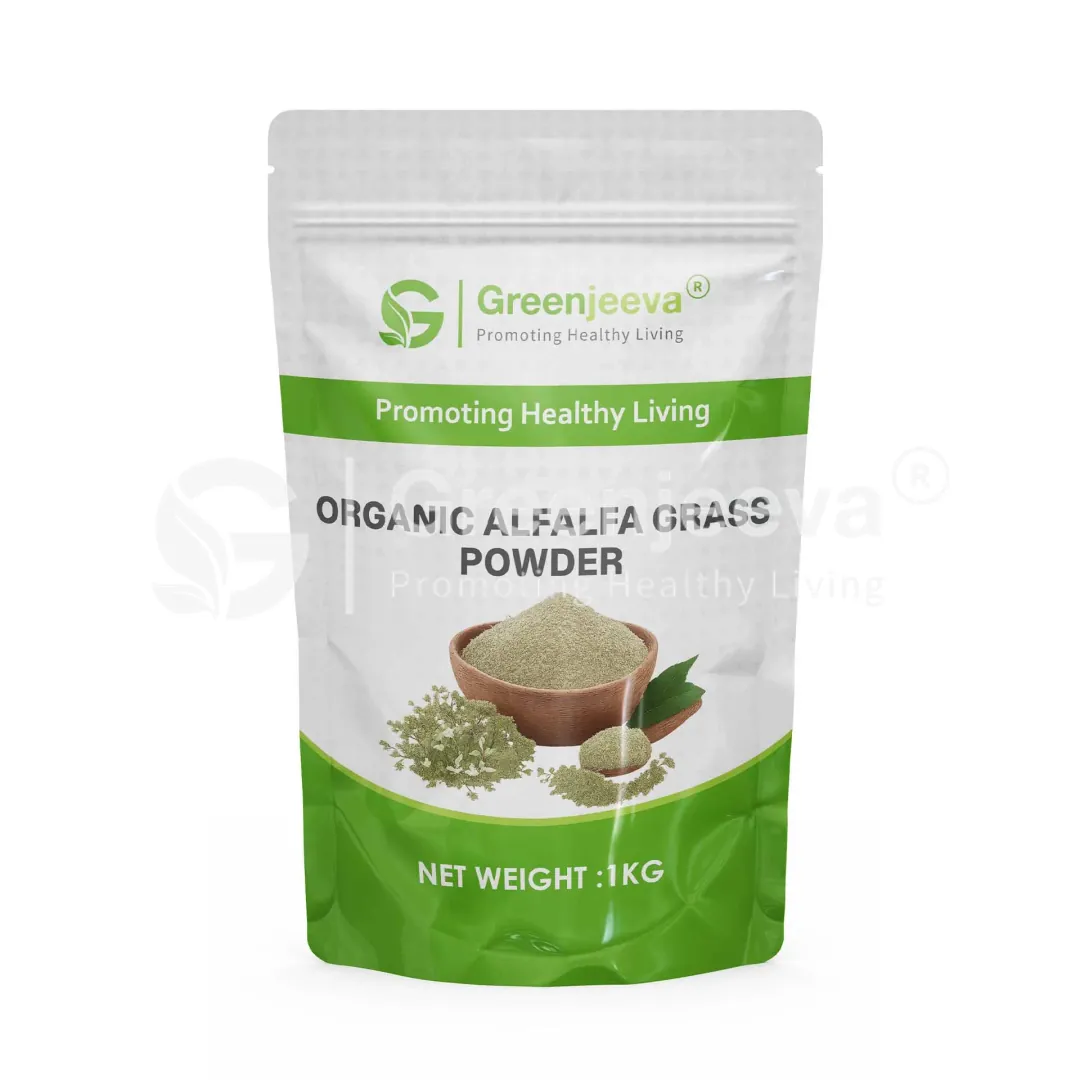 Organic Alfalfa Grass Powder Pouch Organic Alfalfa Grass Powder Pouch